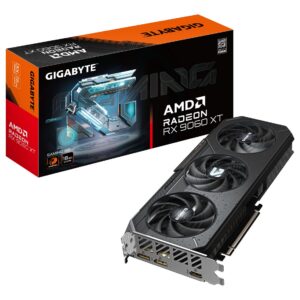 Graphics Card|GIGABYTE|AMD|Radeon RX 9060 XT|16 GB|GDDR6|128 bit|PCI Express x16 5.0|Active|GV-R9060XTGAMING-16GD1.0
