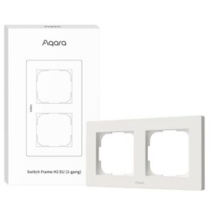 SMART SWITCH FRAME H2 (2-GANG)/WHITE FE-X01D-W AQARA