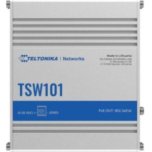 Switch|TELTONIKA|TSW101|5xRJ45|PoE ports 4|60 Watts|TSW101