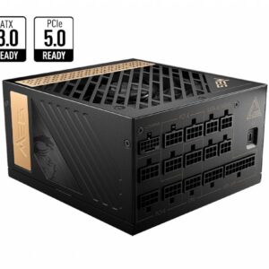 Power Supply|MSI|1300 Watts|Efficiency 80 PLUS PLATINIUM|PFC Active|MEGAI1300PPCIE5