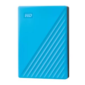 External HDD|WESTERN DIGITAL|My Passport|6TB|USB 2.0|USB 3.2|Colour Sky Blue|WDBR9S0060BBL-WESN