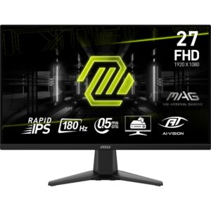 LCD Monitor|MSI|MAG 275F|27"|Gaming|Tilt|Matte|Panel IPS|1920x1080|16:9|180Hz|0.5 ms|Colour Black|MAG275F