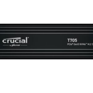 SSD|CRUCIAL|T705|1TB|M.2|PCIe Gen5|NVMe|Write speed 10200 MBytes/sec|Read speed 13600 MBytes/sec|TBW 600 TB|CT1000T705SSD5