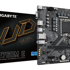 Mainboard|GIGABYTE|Intel B760 Express|LGA1700|Micro-ATX|Memory DDR5|Memory slots 2|B760ME1.0