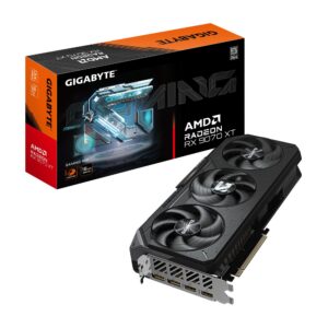 Graphics Card|GIGABYTE|AMD Radeon RX 9070 XT|16 GB|GDDR6|256 bit|PCIE 5.0 16x|Triple slot Fansink|GV-R9070XTGAMING-16GD1.0