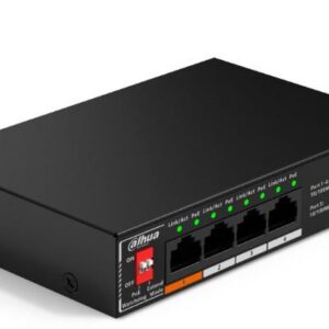 Switch|DAHUA|PoE ports 4|60 Watts|SF1005P