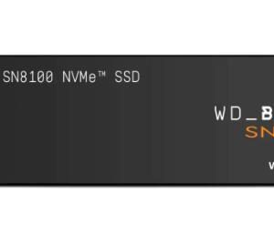 SSD|SANDISK|Black SN8100|POWERED BY SANDISK|1TB|M.2|NVMe|3D TLC|Write speed 11000 MBytes/sec|Read speed 14900 MBytes/sec|WDS100T1X0M