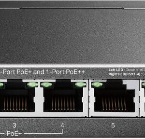 Switch|TP-LINK|TL-SG1006PP|Desktop/pedestal|6x10Base-T / 100Base-TX / 1000Base-T|PoE+ ports 4|TL-SG1006PP