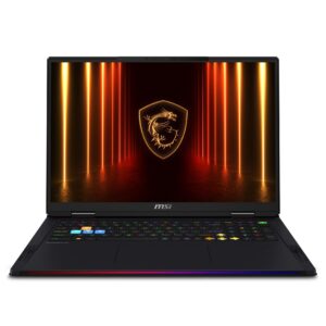 Notebook|MSI|Raider|18 HX AI A2XWIG|CPU  Core Ultra|U9-285HX|2800 MHz|18"|3840x2400|RAM 64GB|DDR5|6400 MHz|SSD 2TB+2TB|NVIDIA GeForce RTX 5080|16GB|ENG|Card Reader SD Expres|Windows 11 Home|Black|3.6 kg|RDR18HXAIA2XWIG-230NL