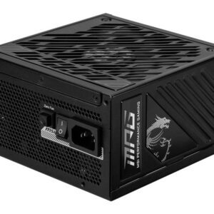 Power Supply|MSI|MPG A850GS PCIE5|ATX 3.1|850 Watts|Efficiency 80 PLUS GOLD|PFC Active|MPGA850GSPCIE5