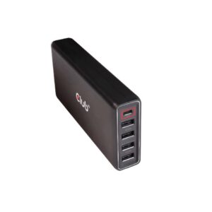 MOBILE CHARGER WALL 5P + CABLE/USB 111W CAC-1903EU CLUB3D