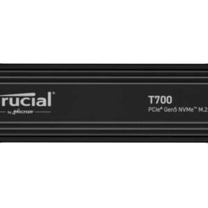 SSD|CRUCIAL|T700|2TB|M.2|PCIe Gen5|NVMe|TLC|Write speed 11800 MBytes/sec|Read speed 12400 MBytes/sec|TBW 1200 TB|CT2000T700SSD5