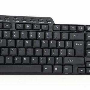 KEYBOARD MULTIMEDIA USB ENG/BLACK KB-UM-104 GEMBIRD