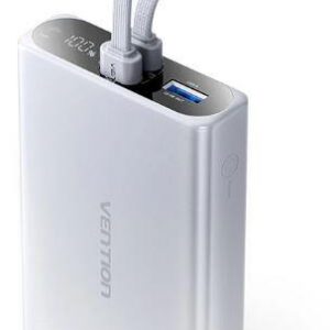 POWER BANK USB 10000MAH 22.5W/GRAY FHZM0 VENTION
