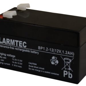 BATTERY 12V 1.2AH VRLA/BP1.2-12 ALARMTEC EMU