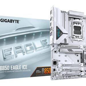 Mainboard|GIGABYTE|AMD B850|SAM5|ATX|Memory DDR5|Memory slots 4|2xPCI-Express 3.0 1x|1xPCI-Express 4.0 4x	|1xPCI-Express 5.0 16x|3xM.2|1xHDMI|1xDisplayPort|4xUSB 2.0|2xUSB 3.2|1xUSB-C|1xRJ45|3xAudio port|B850EAGLEICE
