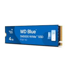 SSD|SANDISK|Blue SN5000|4TB|M.2|NVMe|Write speed 5000 MBytes/sec|Read speed 5500 MBytes/sec|2.38mm|TBW 1200 TB|WDS400T4B0E