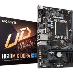 Mainboard|GIGABYTE|Intel H610|LGA1700|Micro-ATX|Memory DDR4|Memory slots 2|H610MKDDR42.0