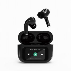 HEADSET BLUETOOTH/TWS-LCD-ANC-01-BK GEMBIRD