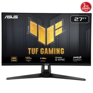 LCD Monitor|ASUS|90LM0AR0-B01371|27"|Gaming|Panel IPS|3840x2160|16:9|160Hz|Matte|1 ms|Speakers|Tilt|Colour Black|90LM0AR0-B01371