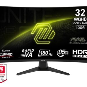 LCD Monitor|MSI|MAG 325CQF|31.5"|Gaming/Curved|Panel VA|2560x1440|16:9|180Hz|0.5 ms|MAG325CQF