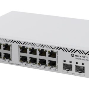Switch|MIKROTIK|16x10Base-T / 100Base-TX / 1000Base-T|CSS318-16G-2S+IN