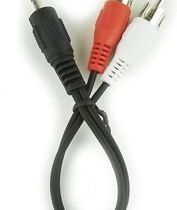 CABLE AUDIO 3.5MM TO 2RCA 0.2M/CCA-458/0.2 GEMBIRD