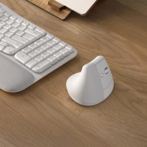 MOUSE USB OPTICAL WRL VERTICAL/WHITE RIGH 910-006475 LOGITECH