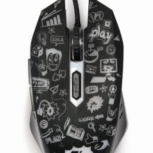 MOUSE USB OPTICAL BLACK/MUS-6B-GRAFIX-01 GEMBIRD