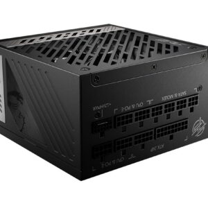 Power Supply|MSI|1000 Watts|Efficiency 80 PLUS GOLD|PFC Active|MPGA1000GPCIE5