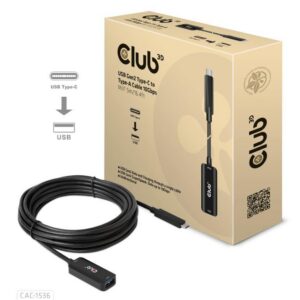 CABLE USB-C TO USB 5M/M/F CAC-1536 CLUB3D