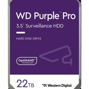HDD|WESTERN DIGITAL|Purple Pro|22TB|512 MB|7200 rpm|3,5"|WD221PURP