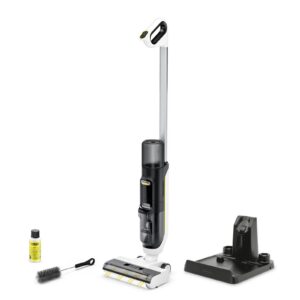 Vacuum Cleaner|KARCHER|Three-in-one floor cleaner FCV 3|Upright/Wet/dry/Cordless|White|Weight 3.8 kg|1.056-122.0