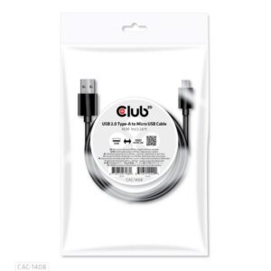 CABLE USB TO MICRO USB 1M/M/M CAC-1408 CLUB3D