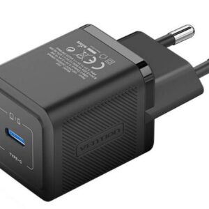 MOBILE CHARGER WALL 20W USB-C/1P BLACK FEPB0-EU VENTION