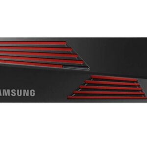 SSD|SAMSUNG|990 PRO with Heatsink|1TB|M.2|PCIE|NVMe|MLC|Write speed 6900 MBytes/sec|Read speed 7450 MBytes/sec|2.3mm|TBW 600 TB|MTBF 1500000 hours|MZ-V9P1T0GW