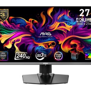 Monitor|MSI|26.5 "|3840 x 2160 pixels|4K Ultra HD|Native aspect ratio 16:9|QD-OLED|MAG272UPQD-OLEDX24