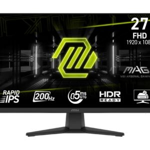 LCD Monitor|MSI|MAG 272F|27"|Gaming|Matte|Panel IPS|1920x1080|16:9|200Hz|0.5 ms|Colour Black|MAG272F