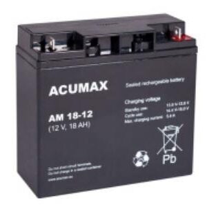 BATTERY 12V 18AH VRLA/AM18-12 ACUMAX EMU