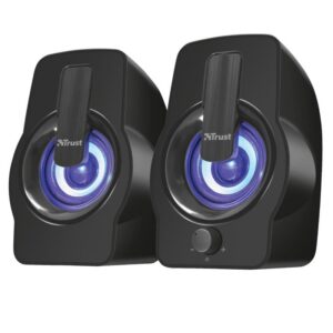 Speaker|TRUST|Gemi RGB|P.M.P.O. 12 Watts|1xAudio-In|Black|22948