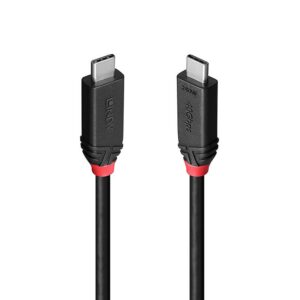 CABLE USB4 240W TYPE C 1M/BLACK LINE 37001 LINDY