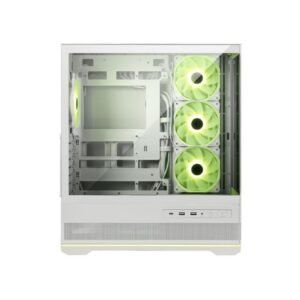 Case|MSI|MAG PANO 110R PZ / WHITE|MidiTower|Case product features Transparent panel|Not included|Colour Black|MAGPANO110RPZWHITE
