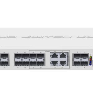 Switch|MIKROTIK|CRS328-4C-20S-4S+RM|Type L2|Rack 1U|4x10/100/1000BASE-T/SFP combo|20xSFP|4xSFP+|1xRJ45|CRS328-4C-20S-4S+RM