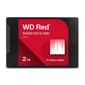 SSD|SANDISK|Red SA500|POWERED BY SANDISK|2TB|Write speed 520 MBytes/sec|Read speed 560 MBytes/sec|2,5"|TBW 500 TB|MTBF 1750000 hours|WDS200T2R0A