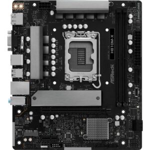 Mainboard|ASROCK|Intel H810|LGA1851|Micro-ATX|Memory DDR5|Memory slots 2|H810M-X