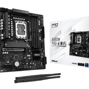 Mainboard|ASROCK|Intel B860 Express|LGA1851|Micro-ATX|Memory DDR5|Memory slots 4|B860MPRO-AWIFI