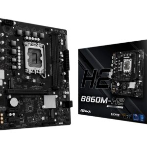 Mainboard|ASROCK|Intel B860 Express|LGA1851|Micro-ATX|Memory DDR5|Memory slots 2|B860M-H2