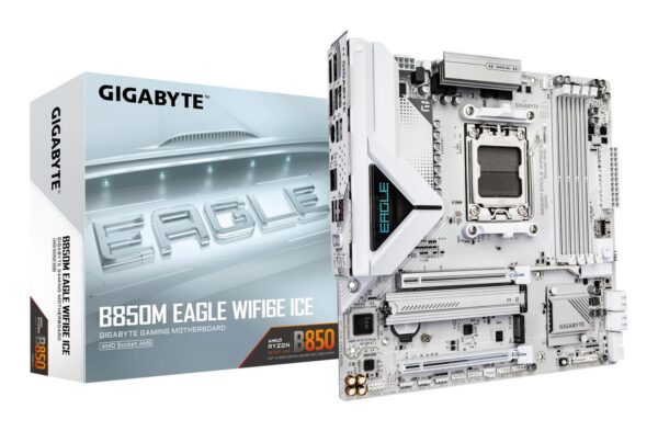 Mainboard|GIGABYTE|AMD B850|SAM5|Micro-ATX|Memory DDR5|Memory slots 4|B850MEAGLEWF6EICE