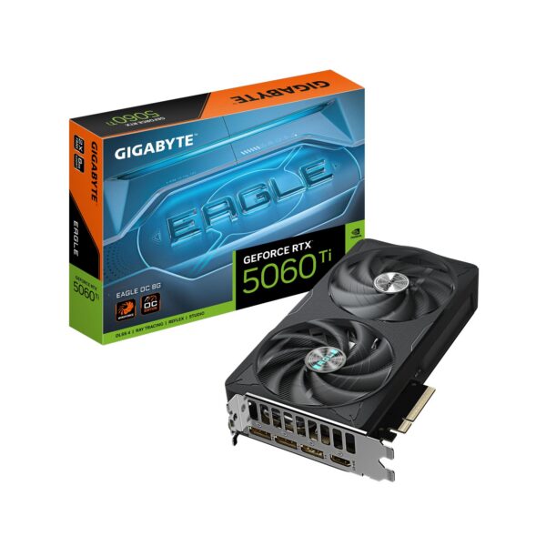 Graphics Card|GIGABYTE|NVIDIA GeForce RTX 5060 Ti|8 GB|GDDR7|128 bit|PCIE 5.0 16x|Dual Slot Fansink|GV-N506TEAGLEOC-8GD