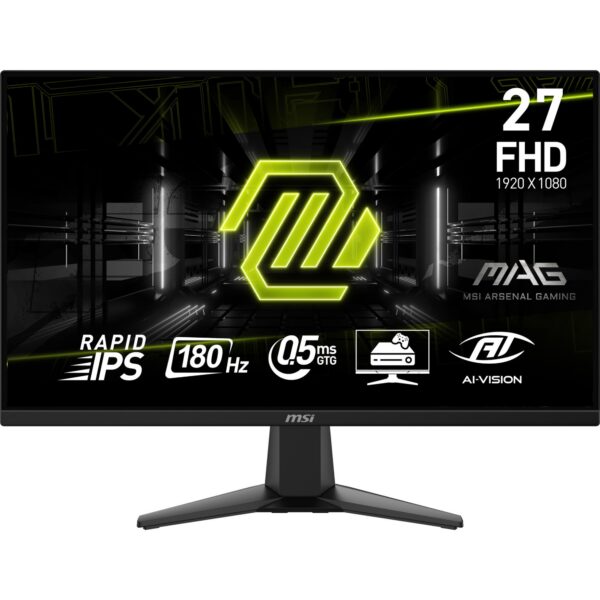 LCD Monitor|MSI|MAG 275F|27"|Gaming|Tilt|Matte|Panel IPS|1920x1080|16:9|180Hz|0.5 ms|Colour Black|MAG275F